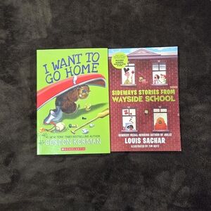 Children's Book Set: I Want to Go Home & Sideways Stories